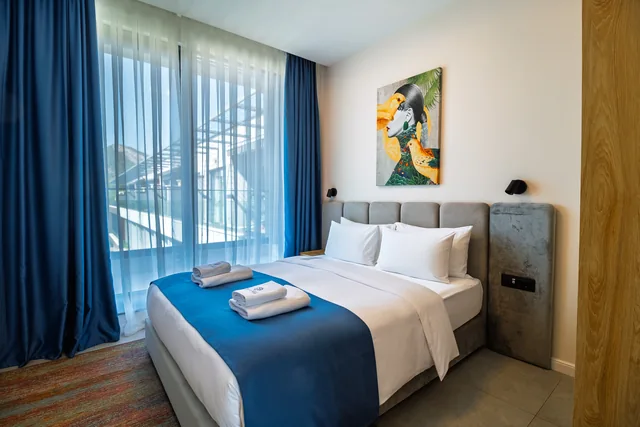 Royal Blue — bedroom with blue accents