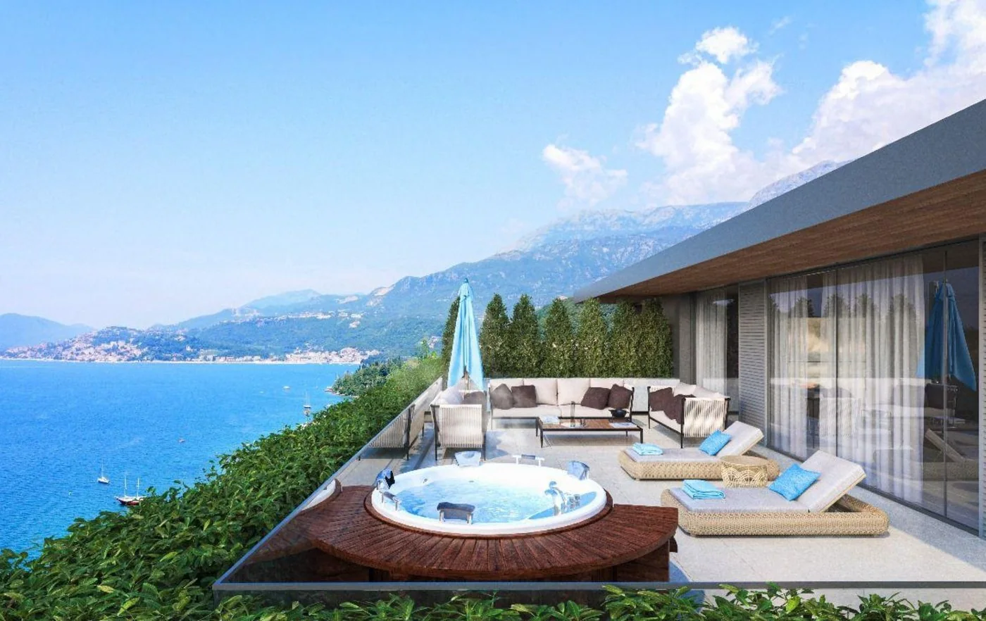 Royal Collection penthouse terrace design